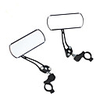 Rear View Mirror Handlebar Bike Rear View Mirror Adjustable / Retractable Rotatable Adjustable Flexible Cycling Bicycle motorcycle Bike Glasses Aluminium Alloy Black Red Road Bike Mountain Bike MTB
