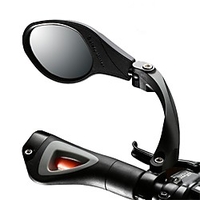 Rear View Mirror Handlebar Bike Rear View Mirror Adjustable Anti-Shake / Damping Wide Range Back Sight Reflector Angle Cycling Bicycle motorcycle Bike Aluminum Alloy Stainless steel BlackSliver Blue miniinthebox