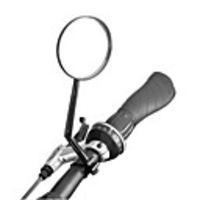 Rear View Mirror Handlebar Bike Rear View Mirror Convex Mirror Adjustable Portable Shockproof Cycling Bicycle motorcycle Bike Mix Black 1 pcs Road Bike