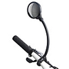 Rear View Mirror Handlebar Bike Rear View Mirror Convex Mirror Adjustable Universal Flexible Cycling Bicycle motorcycle Bike Aluminum Alloy PVC Black Mountain Bike MTB Folding Bike Recreational