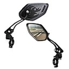 Rear View Mirror Handlebar Bike Rear View Mirror Cycling Adjustable / Retractable Mirror Cycling Bicycle motorcycle Bike Aluminium Alloy ABS Black 2 pcs Road Bike Mountain Bike MTB Motobike
