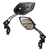 Rear View Mirror Handlebar Bike Rear View Mirror Cycling Adjustable / Retractable Mirror Cycling Bicycle motorcycle Bike Aluminium Alloy ABS Black 2 pcs Road Bike Mountain Bike MTB Motobike