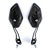 Rear View Mirror Handlebar Bike Rear View Mirror Lightweight 360°Rolling / Rotatable Adjustable Flexible Cycling Bicycle motorcycle Bike Aluminum Alloy ABS Black 2 pcs Road Bike Mountain Bike MTB