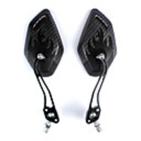 Rear View Mirror Handlebar Bike Rear View Mirror Lightweight 360°Rolling / Rotatable Adjustable Flexible Cycling Bicycle motorcycle Bike Aluminum Alloy ABS Black 2 pcs Road Bike Mountain Bike MTB