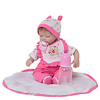 Reborn Baby Dolls Clothes Reborn Doll Accesories Cotton Fabric for 17-18 Inch Reborn Doll Not Include Reborn Doll Bear Soft Pure Handmade Girls