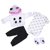 Reborn Baby Dolls Clothes Reborn Doll Accesories Cotton Fabric for 17-18 Inch Reborn Doll Not Include Reborn Doll Panda Soft Pure Handmade Girls