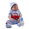 Reborn Baby Dolls Clothes Reborn Doll Accesories Cotton Fabric for 22-24 Inch Reborn Doll Not Include Reborn Doll Car Soft Pure Handmade Boys
