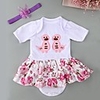 Reborn Baby Dolls Clothes Reborn Doll Accesories Fabrics for 20-22 Inch Reborn Doll Not Include Reborn Doll Soft Pure Handmade Girls