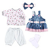 Reborn Baby Dolls Clothes Reborn Doll Accesories Fabrics for 20-22 Inch Reborn Doll Not Include Reborn Doll Soft Pure Handmade Girls