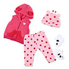 Reborn Baby Dolls Clothes Reborn Doll Accesories Fabrics for 20-22 Inch Reborn Doll Not Include Reborn Doll Soft Pure Handmade Girls