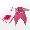 Reborn Baby Dolls Clothes Reborn Doll Accesories Fabrics for 20-22 Inch Reborn Doll Not Include Reborn Doll Soft Pure Handmade Girls