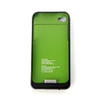 Rechargeable Battery Back Case for Apple iPhone 4 (Green)