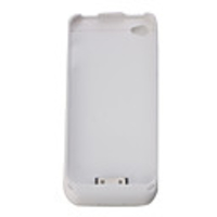 Rechargeable Battery Case for Apple iPhone 4 (White)