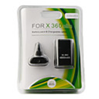 Rechargeable USB Battery Charge Pack for Xbox 360 Slim (Black)