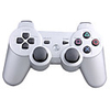 Rechargeable USB DualShock 3 Wireless Controller for Playstation 3/PS3 (Silver)