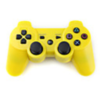 Rechargeable USB DualShock 3 Wireless Controller for Playstation 3/PS3 (Yellow)
