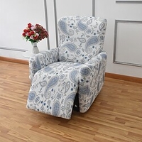 Recliner Cover Sofa Cover One Seat Recliner Chair Slipcovers Furniture Cover for Recliner Couch Cover Floral with Elastic Bottom(Include 1 Backrest Cover,  1 Seat Cover,  2 Armrest Cover) miniinthebox