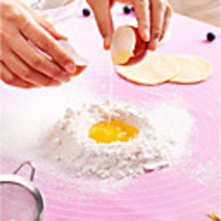 Rectangle Silicone Kneading Pad - 50cm by 40cm,  Clear Scale Reference,  Water Resistant,  Non-Stick,  Easy Clean,  For Kitchen Baking Cutting Rolling Pad