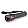 Red and Black 3W 3-Mode Zoom Fosus Adjustable Flashlight (1xAA)