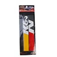 Red and Yellow Stripe Car Posted