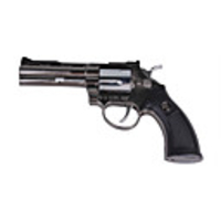 Red Fire Revolver Shaped Wind-proof Lighter with Jacket