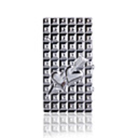 Red Fire Silver Wind-proof Lighter with UV Lamp