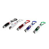 Red Laser with 3-LED Flashlight (White Light,  Assorted Colors)