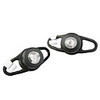 Red Light 3-Mode Tie-On Bike Light Keychains (2-Keychain Set)(YT-L118)