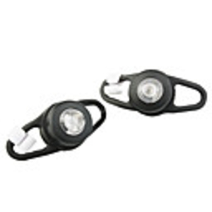 Red Light 3-Mode Tie-On Bike Light Keychains (2-Keychain Set)(YT-L118)