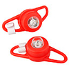 Red Light 3-Mode Tie-On Bike Light Keychains (2-Keychain Set)(YT-L118)