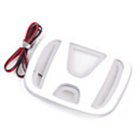 Red Light LED Car Badge Light Stiker Car Decoration for HONDA New FIT
