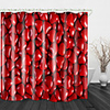 Red love Candy Digital Printing Shower Curtain Shower Curtains Hooks Modern Polyester New Design