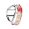 Red PU Leather Band Women