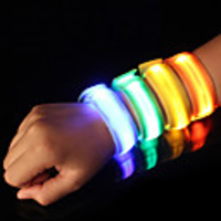 Reflective Band LED Running Armband Safety High Visibility for Camping / Hiking / Caving Running Cycling / Bike Nylon Red Blue Yellow Battery