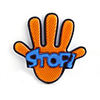 Reflective Car Sticker - Yellow hands
