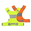 Reflective Vest Night Vision Easy Carrying Durable Lightweight for Running Cycling / Bike Silver
