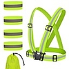 Reflective Vest Safety Vest Running Gear Adjustable Breathable Durable Class 2 High Visibility Reflective Strip Portable Lightweight Comfy Versatile for Running Cycling / Bike Jogging Dog Walking Men