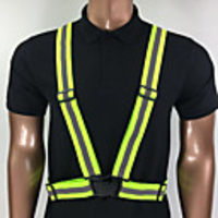 Reflective Vest Safety Vest Running Gear Adjustable Breathable Durable Class 2 High Visibility Reflective Strip Portable Lightweight Comfy Versatile for Running Cycling / Bike Jogging Dog Walking Men
