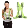 Reflective Vest Safety Vest Running Gear Adjustable Breathable Durable Class 2 High Visibility Reflective Strip Portable Lightweight Comfy Versatile for Running Cycling / Bike Jogging Dog Walking Men