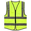 Reflective Vest Safety Vest Running Gear Breathable Durable Class 2 High Visibility Zipper Reflective Strip With Pockets Portable Lightweight Comfy Versatile for Running Cycling / Bike Jogging Dog