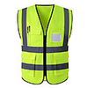 Reflective Vest Safety Vest Running Gear Breathable Durable Class 2 High Visibility Zipper Reflective Strip With Pockets Portable Lightweight Comfy Versatile for Running Cycling / Bike Jogging Dog