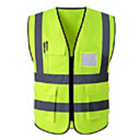 Reflective Vest Safety Vest Running Gear Breathable Durable Class 2 High Visibility Zipper Reflective Strip With Pockets Portable Lightweight Comfy Versatile for Running Cycling / Bike Jogging Dog