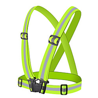 Reflective Vest Safety Vest Running Gear Elastic Durable Class 2 High Visibility Portable Lightweight Adjustable Strap for Running Jogging Dog Walking Motorcycling