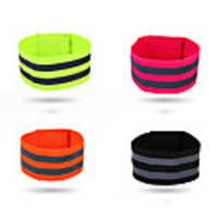 Reflective Wristband Reflective Strip for Running Cycling / Bike Jogging Textile Polyester