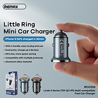 Remax 27 W Output Power USB USB C Car USB Charger Socket Portable Charger For iPad Cellphone miniinthebox