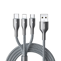 Remax Lightning USB C USB C to USB C Cable 1 to 3 High Speed 3 A 1.2m(4Ft) PET For Samsung Xiaomi HuaweiPhone Accessory miniinthebox