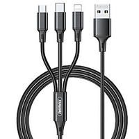 Remax Micro USB Lightning USB C Cable All-In-1 1 to 3 High Speed 2.1 A 1.2m(4Ft) Aluminium Alloy For Samsung Xiaomi HuaweiPhone Accessory miniinthebox