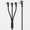Remax Micro USB Lightning USB C Cable All-In-1 1 to 3 High Speed 2.4 A 1.0m(3Ft) Aluminium Alloy For Samsung Xiaomi HuaweiPhone Accessory miniinthebox
