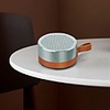 Remax RB-M39 Wireless Bluetooth Outdoor Speaker Bluetooth 4.2 Portable 5W Mini Metal Leather Subwoofer Speaker Long Standby 2 Colors To Choice 1PCS