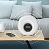 Remax RB-M45 Smart Home Wireless Bluetooth Speaker Rechargeable Portable Big Screen Alarm Clock Bluetooth 4.2 Subwoofer Colorful Big Speaker 5W White 1PCS